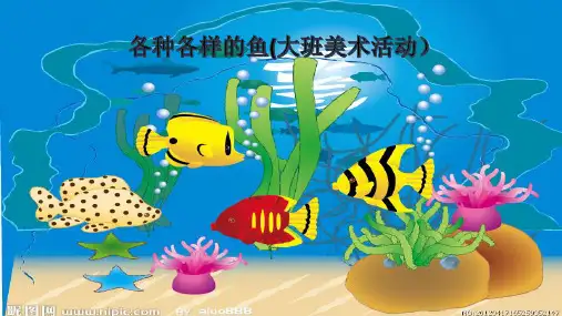 各种各样的鱼(大班美术活动).ppt(幼儿园PPT课件)