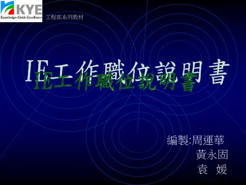 IE职责说明书