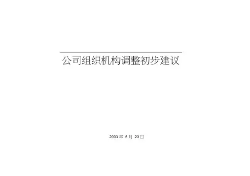 九略—山东路桥—公司组织机构调整初步建议0523