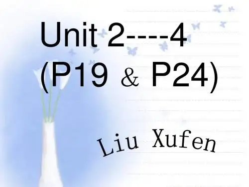 六年级英语上册unit2-3课件