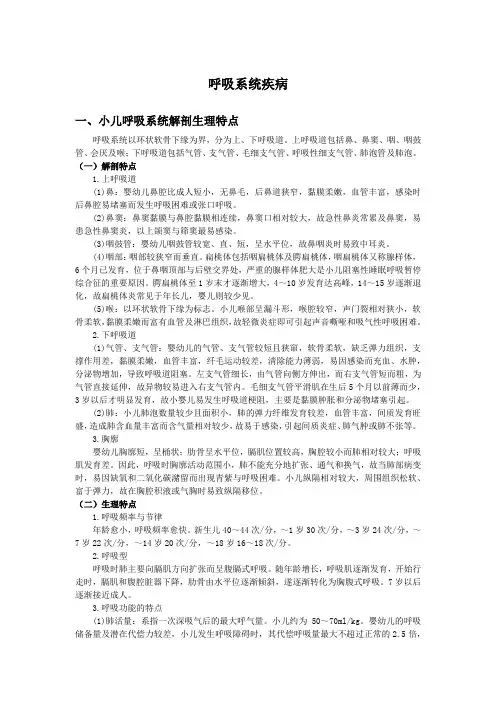 临床呼吸系统疾病