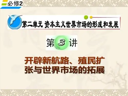 高考历史必修2单元考点复习课件 (17)
