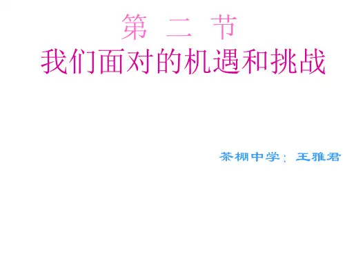和平与发展是当今时代的主题--旧人教版(2018-2019)