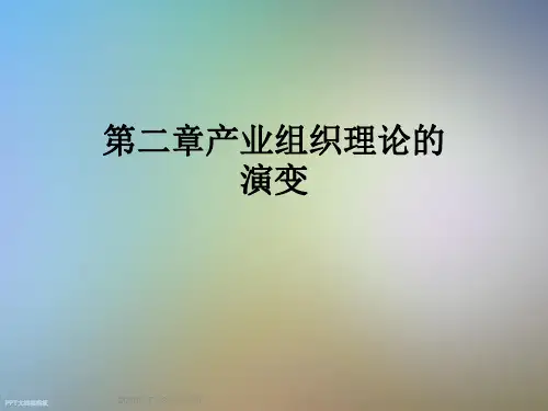 第二章产业组织理论的演变