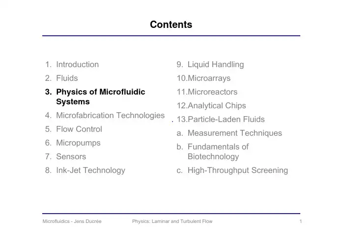 Laminar and Turbulent Flow