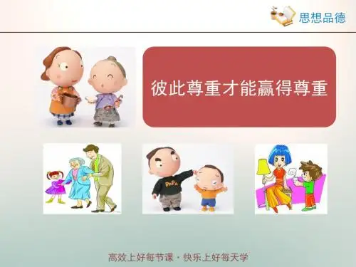 《彼此尊重才能赢得尊重》情境探究型课件2