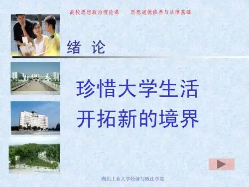 大学生思想品德修养与法律基础课件导论