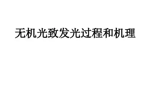 光致发光过程
