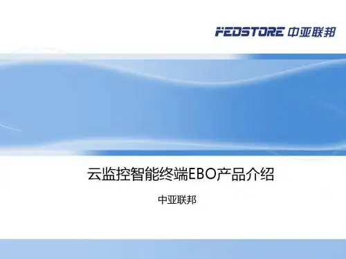 中亚联邦EBO产品市场开拓计划