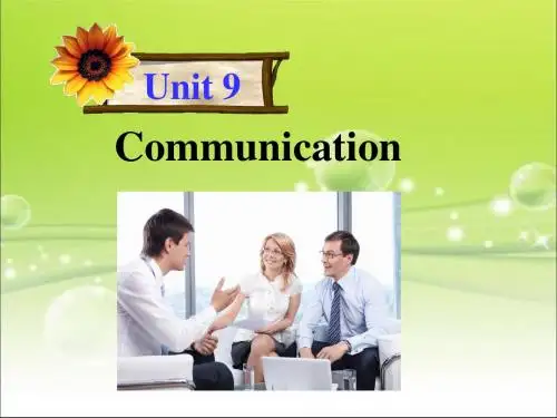 最新-冀教版九年级英语 Review Of Unit 9(共16张PPT)-PPT文档资料