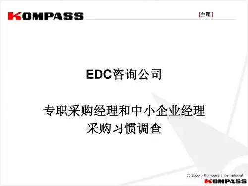 法国企业采购习惯调查报告