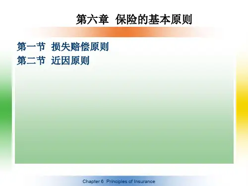 保险基本原则讲解PPT资料39页