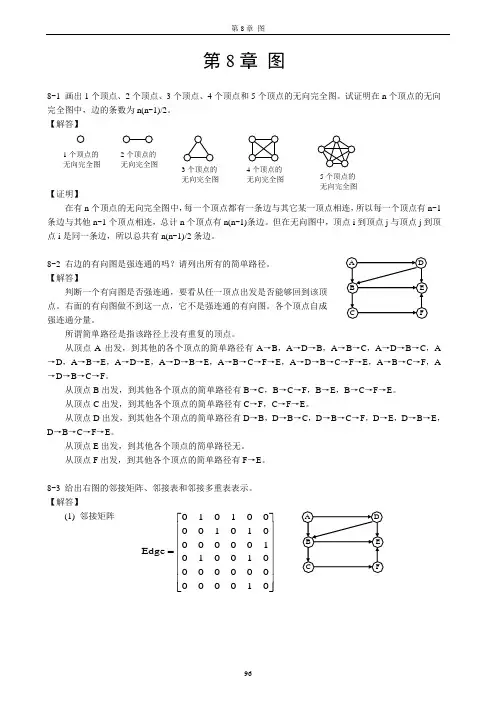 数据结构-图习题