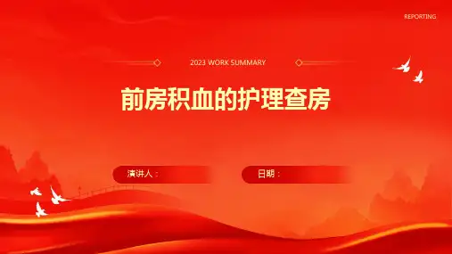 前房积血的护理查房