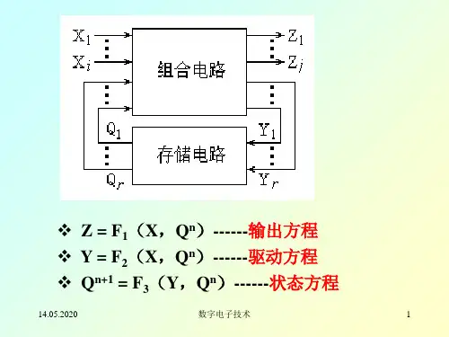 六章时序逻辑电路的分析和设计共27页PPT资料
