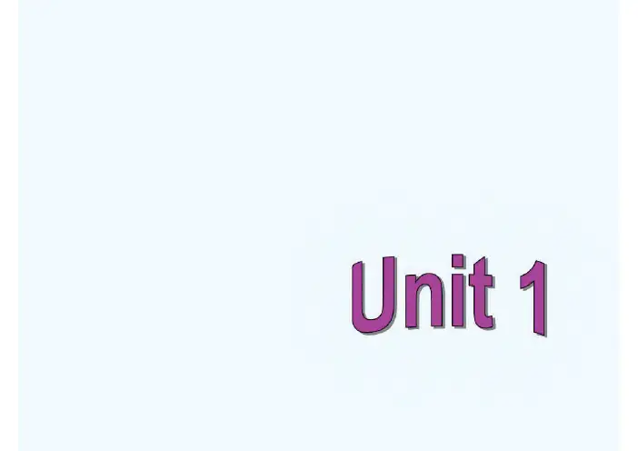 英语人教版九年级全册UNIT1Reading