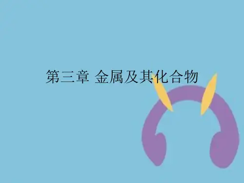 高中化学《金属及其化合物学考复习》课件1必修