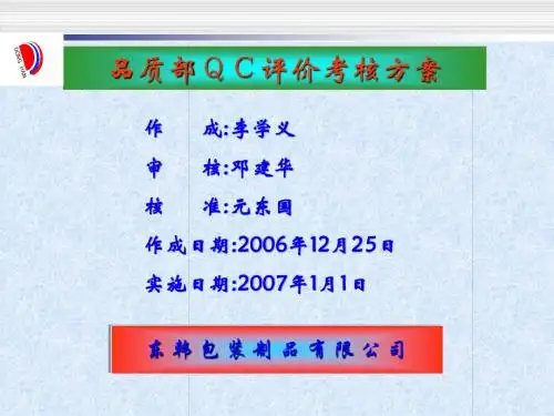 QC考核表