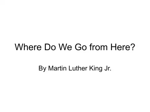 Lesson 1-Where Do We Go from Here 现代大学英语精读5课件