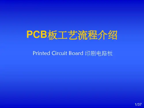 PCB工艺流程
