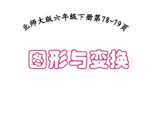 图形与变换第78-79页