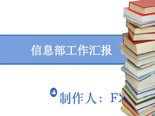 信息部年度总结汇报