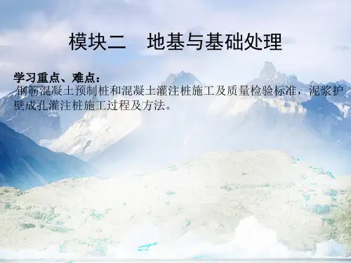 地基与基础处理PPT课件