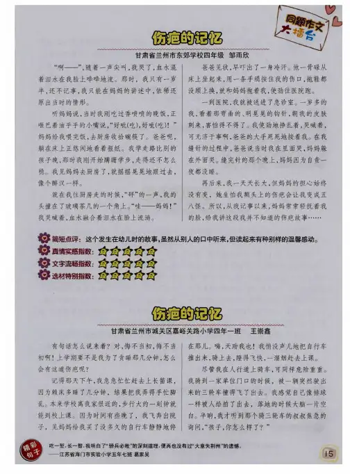 伤疤的记忆