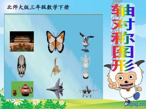 北师大版数学三年级下册《镜子中的数学》PPT课件