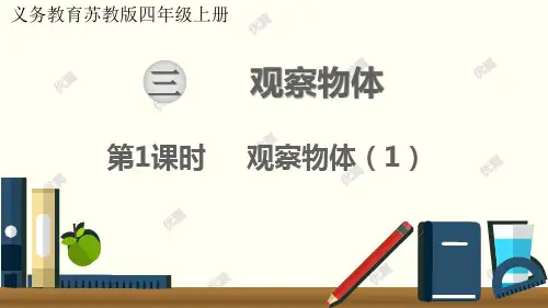 第1课时 观察物体(1)
