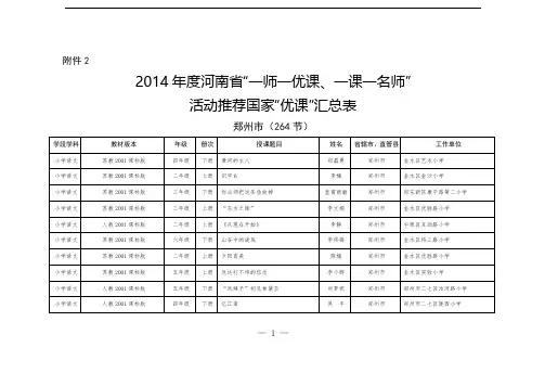 一师一优课