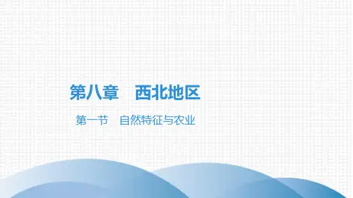 最新人教版八年级下册地理第八章西北地区第一节 自然特征与农业
