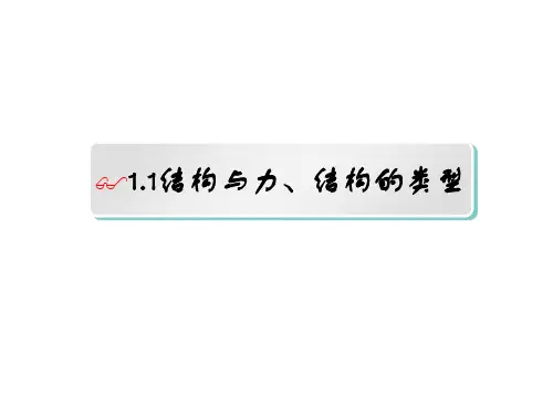 用结构与力结构的类型第二课时ppt课件
