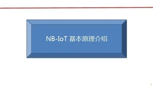 NBIoT培训资料