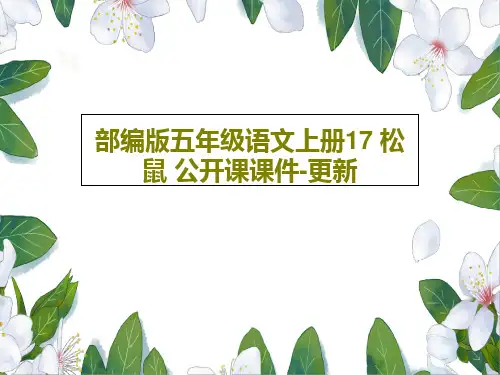 部编版五年级语文上册17 松鼠 公开课课件-更新80页PPT