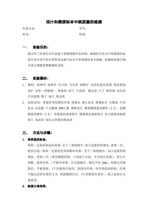 微生物鉴定