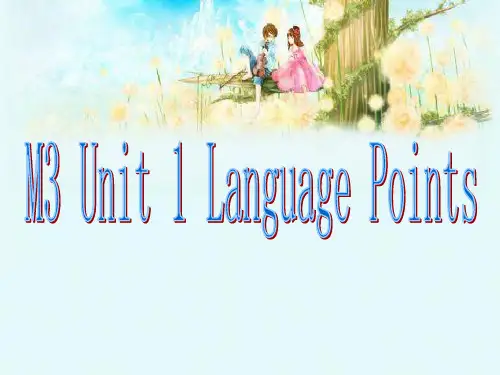 人教版高中英语必修三：Unit1 Festivals around the world 复习课件 (共34张PPT)