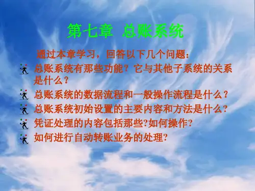 第七章 会计电算化 总账系统