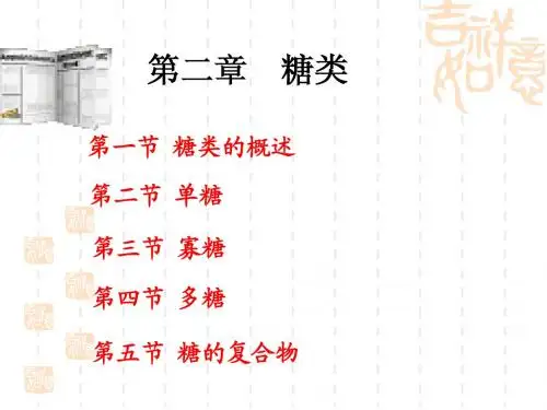 生物化学第二章 糖类
