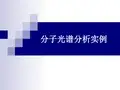 分子光谱分析实例