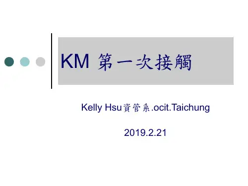 知识管理课件1. BasicKM1 