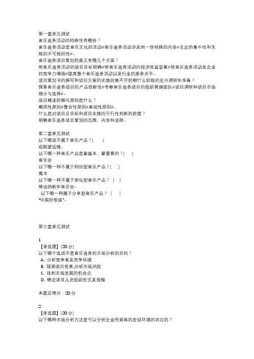 音乐商务项目策划(j21)