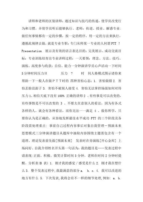 自我展示-精美PPT