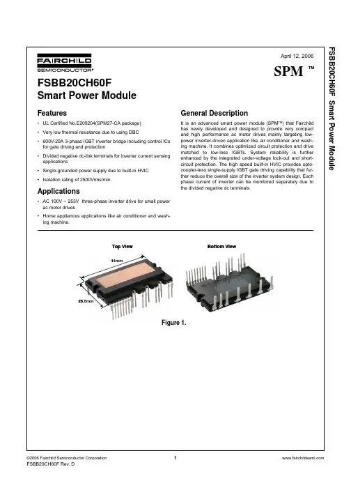 FSBB20CH60F中文资料