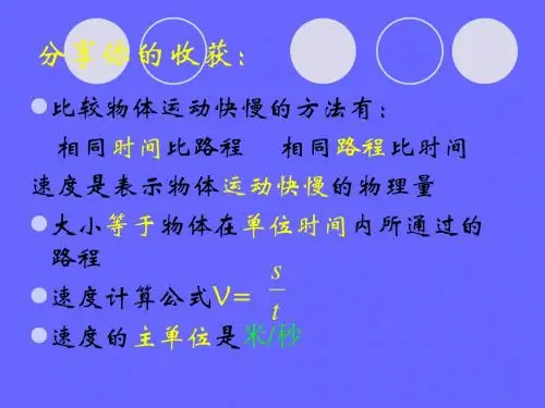 平均速度课件
