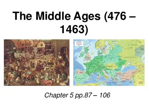 The Middle Ages  中世纪