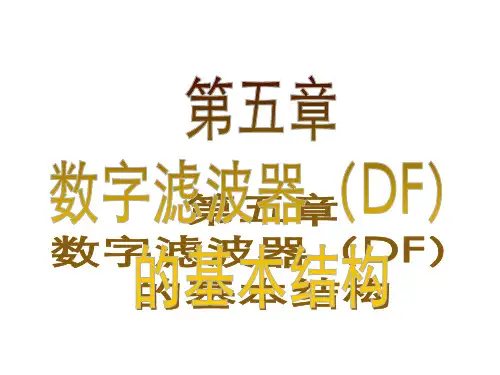 数字信号处理第五章DF