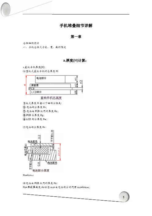 手机堆叠细节详解