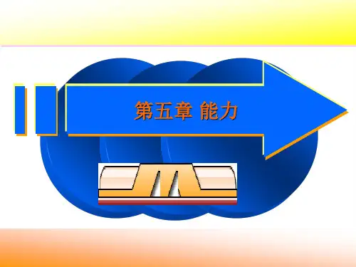 管理心理学：第五章 能力