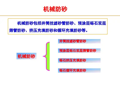 防砂技术